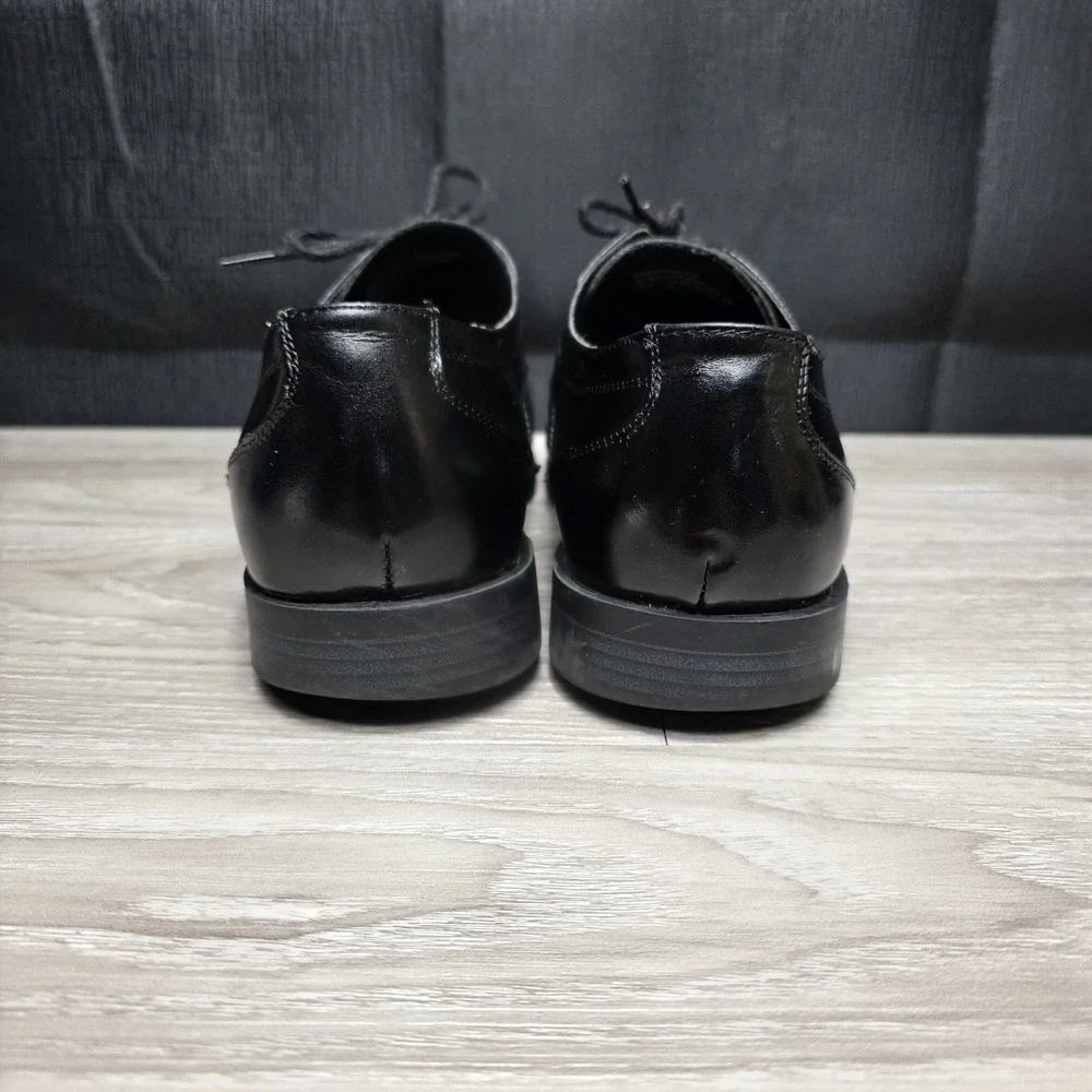 Stacy Adams CALHOUN Men's‎ Black 20117-001 Lace Up Casual Dress Shoes Size 9.5M